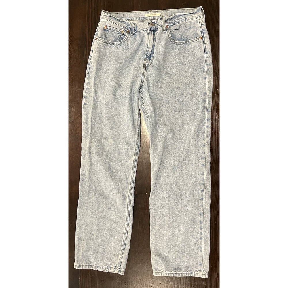 Levi's Low Pro Straight Womens 32x30 Blue Denim Baggy Casual Classic